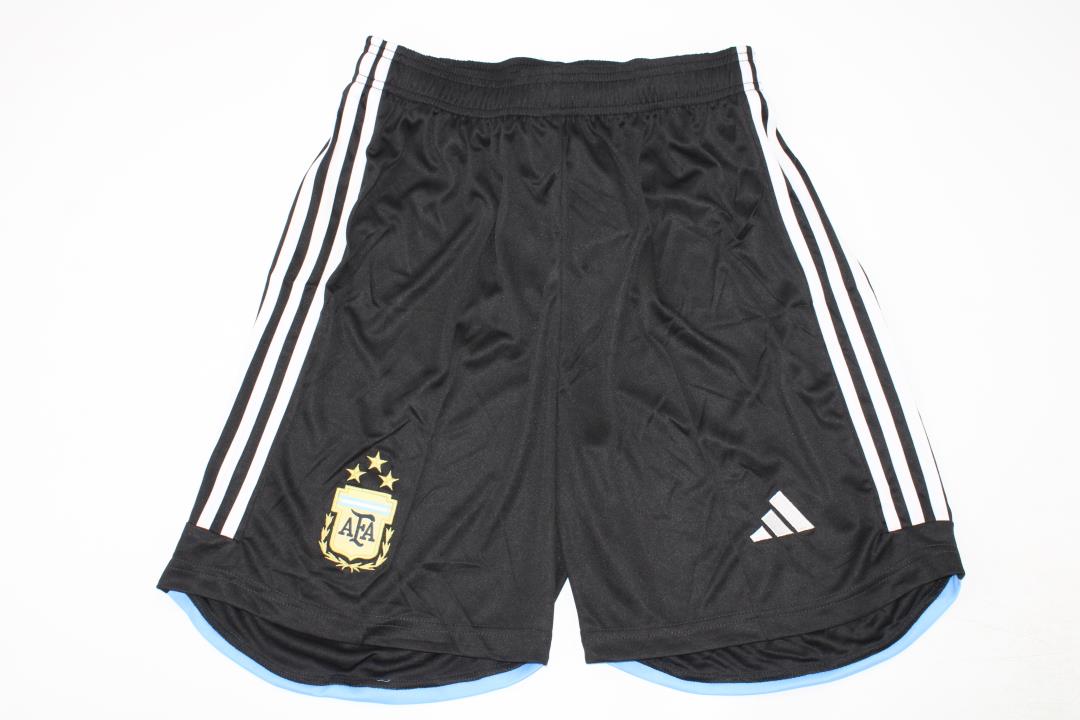AAA Quality Argentina 2022 World Cup Home 3 Stars Soccer Shorts